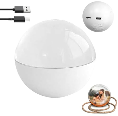 Esfera de vidrio iluminada, bola de cristal electrónica de 2.7 pulgadas con pantalla digital 3D, reproductor de video y fotos personalizado, regalo personalizable para parejas, aniversario, boda