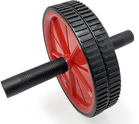 G5 HT SPORT [Roue double abdominale avec poignées antidérapantes] rouleau abdominal core entraîneur ab roue entraînement maison gym dos épaules bras compact prise sûre stable