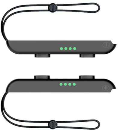 Manette de jeu, Joycon, joystick, volant, accessoires de jeu en plastique couleur noire, lot de 1 paire, design ergonomique pour une prise en main confortable