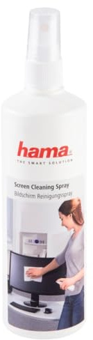 Hama I Spray Limpiador de Pantallas (250 ml, Todo Tipo de Pantallas)