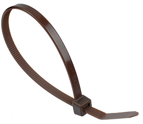 3.6mm x 140mm Brown Cable Tie - Pack of 100