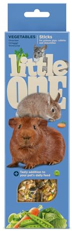 Little One Sticks für Meerschweinchen, Kaninchen und Chinchillas, mit Gemüse, 2х60 g