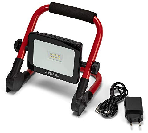 THE EXPANDABLE: Proiettore LED 10W ricaricabile, con supporto pieghevole.