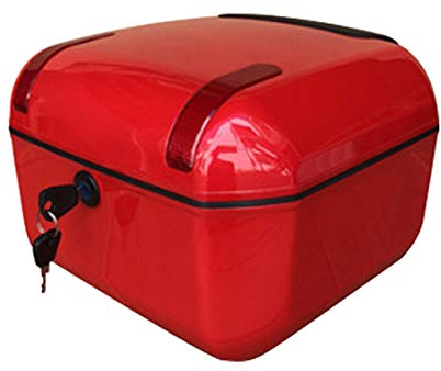 ZXCASDF Topcase Motorradkoffer Motorradkoffer-Innentaschen Set Passend Zu Gepäck, Seitenkoffern Und Top Case Aufbewahrungskofferroller Kann Helme,Rot