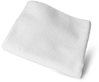 Lettro Panno in Spugna Microfibra Bianco Lucidare Scarpe e Stivali di Pelle, Panno in Microfibra per Lucidare le Scarpe e Tutti gli Oggetti in Pelle