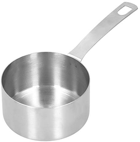 Edelstahl Scoop Messlöffel Dosierlöffel 1/3 Cup Kaffeelöffel mit Skala und Aufhängen Löcher, Measuring Spoons Teelöffel Esslöffel zum Messen von trockenen und flüssigen Zutaten, Backen, Koch