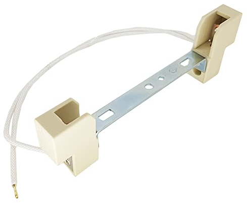 R7s Lampenfassung 142mm Block für 118mm LED oder Halogenstab mit 24cm Litze Hochvolt-Fassung Steatit