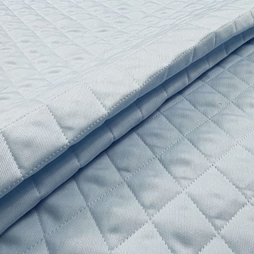 Panini Tessuti, Tela Acolchada con Piqué Liso y Guata de Poliéster – Vendida por Medio Metro – 1 unidad = 50 cm – Ideal para Colchas, Mantas, Sacos de Dormir y Proyectos de Costura Bebé