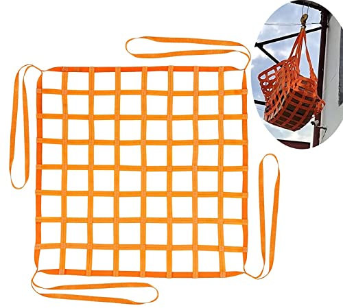 Pipi Zhu Hebenetz Steine - Anhängernetz, Fracht-Hebenetz, Hebegurte, Fracht-Hängenetz, Sicherheits-Hebenetzgurte, Zum Bewegen Von Möbeln (Size : 4 X 4M/Mesh 20cm/Load 3.5t)
