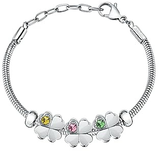 Morellato Drops Bracciali Donna in Acciaio, Cristalli - SCZ1283