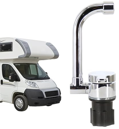 Küchenarmaturen für Wohnmobile – Wasserhahn, rostfrei, verchromt, poliert, mit -Konstruktion – Süßwasser-Systeme für Wohnmobile, Schuppen auf Booten, Wohnwagen