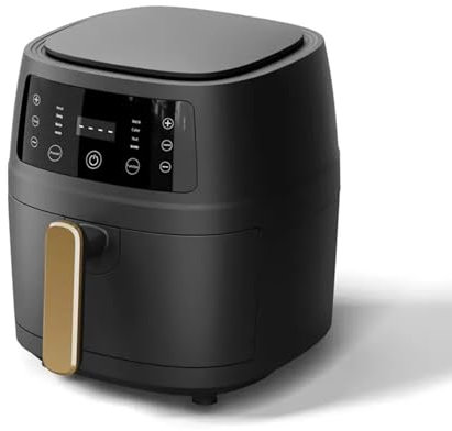 BAOSHIDAER Friggitrice ad Aria 1350 Watt con Basso Contenuto di Grassi elettrica, Risparmio energetico e Tempo - La Soluzione all-in-One per friggere in Modo Intelligente!