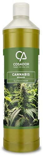 Cosador Cannabis Hanf- & Blütendünger – 0,75L Konzentrat für Indoor, Outdoor & Autoflower | NPK-Balance 5-5-7 | Mineralische Nährstoffe für prächtige Blüten | Reicht für ca. 68L Wasser