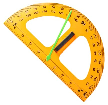 Lehrer-Winkelmesser für Whiteboard, Kreidetafeln, Geometrie-Messwerkzeug, trocken abwischbar, Lehr-Winkelmesser, großes digitales Design