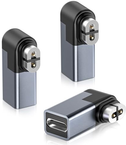 RUXELY USB C Magnetic Adapter for Shokz Headphone 3Pack,Replacement for Shokz Charging Cable,Shokz Charger Conventer for AfterShokz Aeropex AS800,Shokz Openrun S803,Openrun Pro Mini S810,OpenComm 2 UC