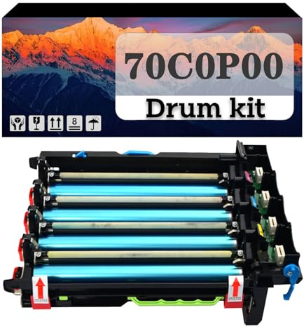ZHJQDS Unité D'imagerie De Haute Capacité 70C0P00 Compatible pour Lexmark CS310 CS410 CS510 CX310 CX410 CX510 XC2132 1 Pack