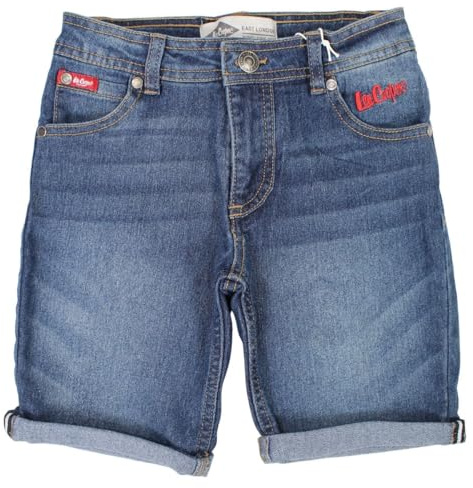 Lee Cooper, Bermudas, Pantalones Cortos, Short, niño, niña, Azul, Talla 12A - GLC116 BJ S1-12A