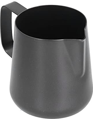 Tasse à Mousse en Acier Inoxydable Pitcher Art à café, Cruche à Lait pour L'art Latte, Application Large, Bec Pointu Empêche les Déversements (350ML)