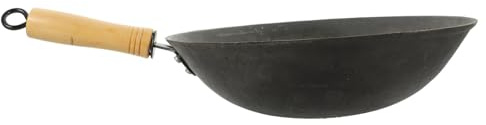 iplusmile Padella Wok Per Casa Padella Wok Per Fornelli Induzione Per Fornelli Elettrici Gas Resistente Resistente Manico