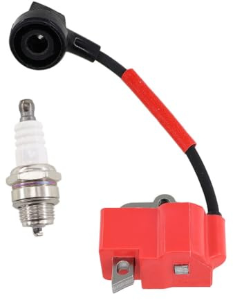 MCHNIC Zündspule mit Zündkerze für Dolmar PS-350, PS-350 C, PS-350 SC, PS-351, PS-420, PS-420 C, PS-420 S, PS-420 SC, PS-421, Makita DCS3500, DCS3501, DCS4300