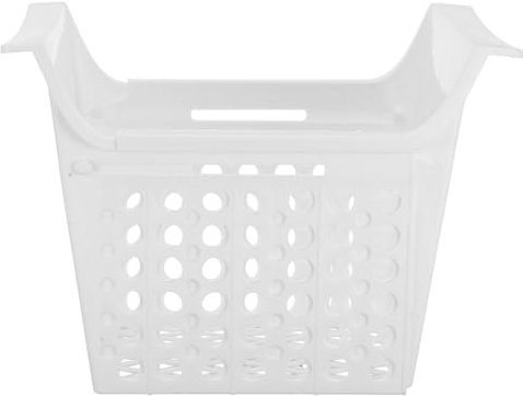 Levemolo Panier de Congélateur Coffre en Plastique Extensible Mécanisme Réglable et Trous de Drainage, Solide et Moderne pour Organisation du Congélateur