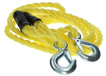 CARPOINT 0178722 Abschleppseil 3000 3 Meter mit Haken Abschleppgurt LKW