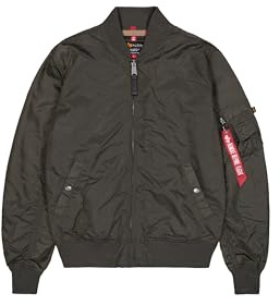Alpha Industries MA-1 TT Chaqueta Bomber, Hombre, Gris (Rep.Grey - 04), L