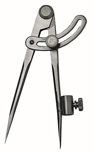 CNC QUALITÄT Compas à crayons avec charnière à rivets - 150 mm - DIN 6486