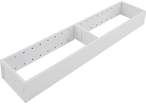 Blum AMBIA-LINE Schubladen-Organizer aus pulverbeschichtetem Stahl | ideal geeignet für den Einsatz in Küche, Bad & Wohnbereich | modular erweiterbar | 47×10×5 cm | mit Magnetplatte | Seidenweiß
