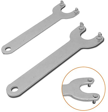 TopHomer Flange Key Straight for Angle Grinder Pin Spanner,2 PCS