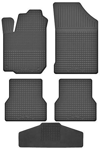 Fußmatten Vorne 2er Set für Citroen C3 1 2002-2009 Gummi Gumimatten