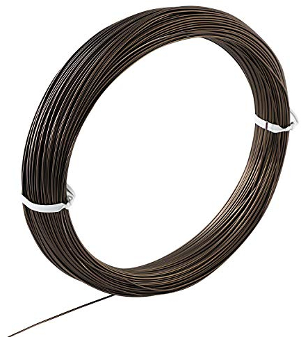 Wazakura Filo per Addestramento Bonsai in Alluminio 1mm 150g Fatto in Giappone, Filo Giapponese per Bonsai per la Modellatura di Rami e Tronchi - Marrone (1mm)