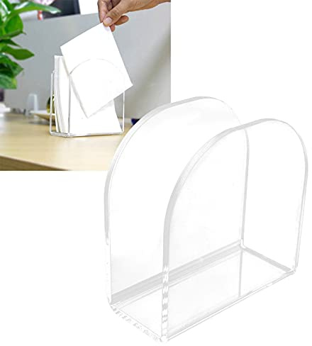 Servilletero, Dispensador de pañuelos Servilletero Soporte vertical para papel Servilletero Dispensador de almacenamiento para mesa en casa Restaurantes Cafetería