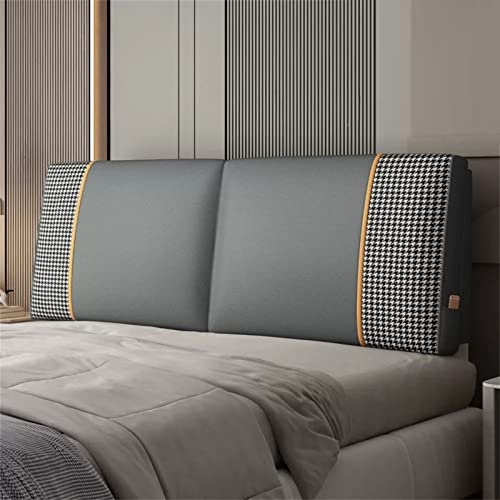 Großes Nackenrollen Kopfteil Kissen Lese Rückenlehne Abnehmbare Weiche Hülle Lendenwirbelstütze Polster Für Bank,Tagesbett,Etagenbett,C,No headboard 78.7/200cm