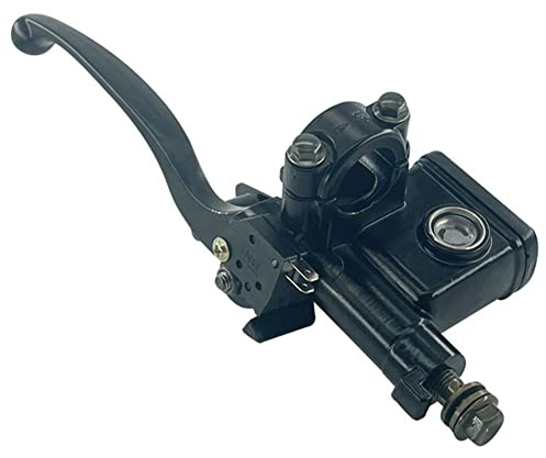 Motorrad Bremshebel, Asudaro 22 mm Zylinder Hydraulischer Kupplungshebel Bremsgriff Aluminiumlegierung Links/Rechts Motorräder Hauptbremszylinder kompatibel mit Motorrädern und Karts Rechts