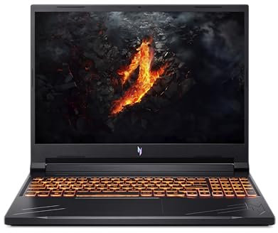 ACER Nitro 5 ANV16-41-R1A7 Ordinateur Portable Gaming 16'' WQXGA IPS 165 Hz, PC Portable Gamer (AMD Ryzen 7 8845HS, NVIDIA GeForce RTX 4060, RAM 16 Go, 1024 Go SSD) - PC Gaming Noir