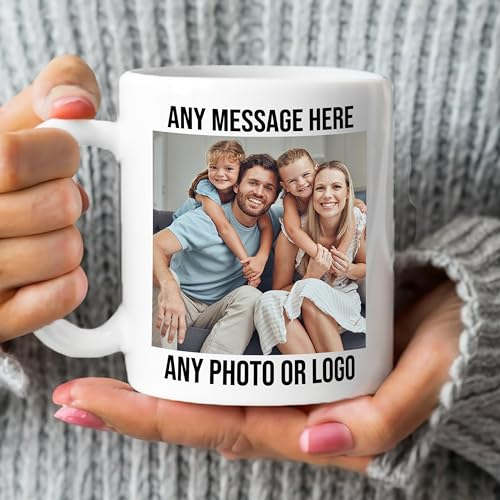 Personalised Mug - Create Your Own Mug | Add Any Photo Mugs, Add Any Message Mugs | Logo Mug's, Text Mug's | Personalised Birthday Gift, Personalised Picture Cup