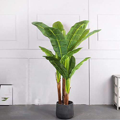 Künstliche Baum-Bananenpflanze, künstliche Pflanze, tropische Palme, künstlicher Bananenbaum, geeignet für Schlafzimmer, Küche, Wohnzimmer, Balkon, Büro und Party-Dekoration, 200 cm/79 Zoll Dekoration