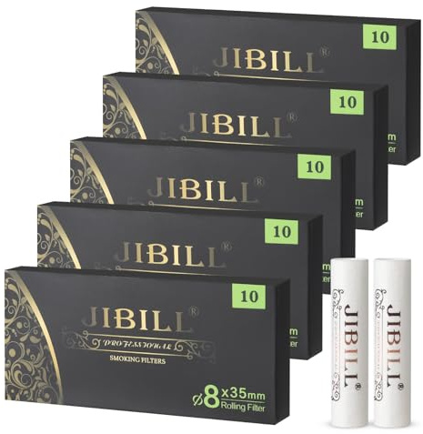 Filtro per pipa – 50 filtri al carbone attivo 9 mm per pipa di tabacco, filtro in legno di alta qualità per raffreddamento a fumo