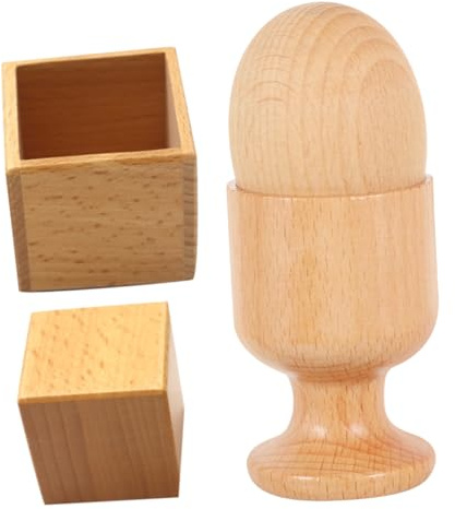 Milisten Juguete de Coordinación Mano-Ojo para Bebés en Madera Superficie Suave y Cómoda, 2 Juegos Educativos Ideales para Desarrollo Temprano y Juego Montessori