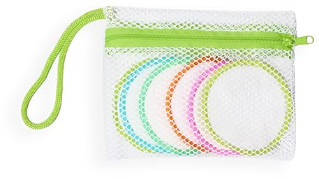 Revolution Skin Microfibre Cleansing Rounds, Confezione 7 dischetti struccanti riutilizzabili in microfibra