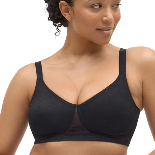 Ysabel Mora - Soutien-Gorge Réducteur Plumeti sans Armature et Bretelles Larges pour Confort et Support, Dos Renforcé Anatomique, Matériau de Haute Qualité, Réduction Efficace