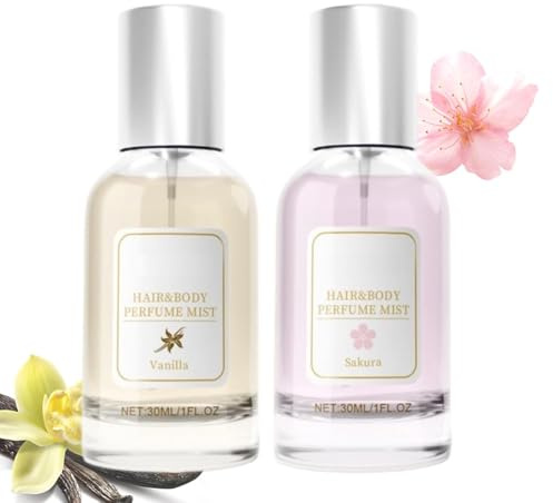 Perfume capilar de feromonas de vainilla para mujer, spray hidratante y nutritivo para dar brillo, formato de viaje portátil de larga duración, vainilla rosa (30 ml), aroma dulce de larga duración.