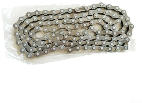 Bulevisiter Singlespeed Fahrradkette für – 1/2 x 1/8 Zoll Karbonstahlkette mit 98/114 Gliedern, hohe Zugfestigkeit über 950 kg, mehrschichtig (98 Glieder)