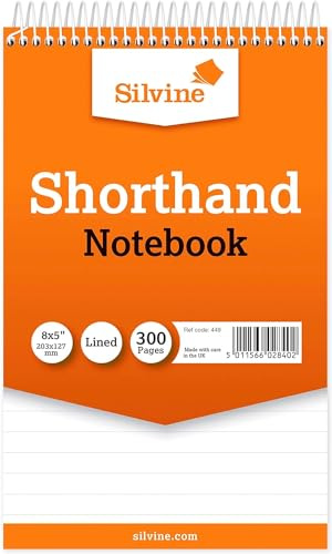 Silvine Korthand Anteckningsbok 5x8 150Lf Feint 449 [per förpackning: 6]