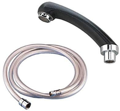 Doccetta lavabo universale con tubo flessibile da 130 cm doccia per parrucchiere professionale da barbiere e barbiere