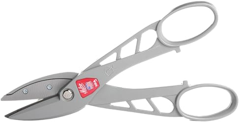 Malco Andy Snips Classic, 24 Guage cutting Capacity, Easy Sharpen and Replaceable Blades, Sheet Metal Snips, Tin Snip, Tinners, Made in USA (Pattern, 12 Inch)