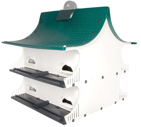 S&K Great Eight Purple Martin House – 8-Room Plastic Birdhouse