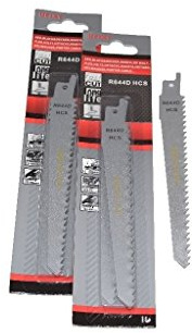 Reciprocating Sabre Saw Blades R644D 150mm Pack of 10 compatible with AEG