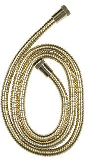 Croydex AM156103 Gold 1.75m Shower Hose, Stainless Steel